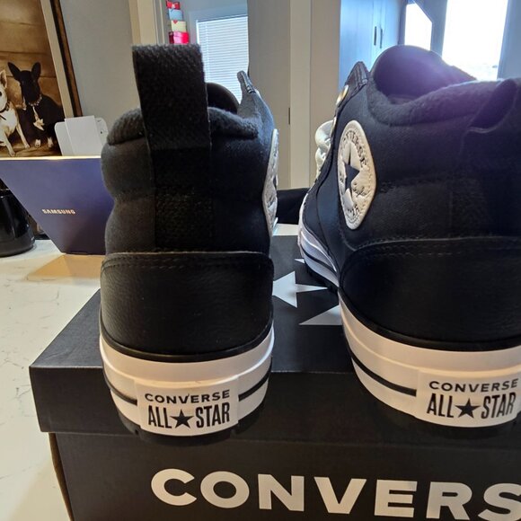 Converse Chuck Taylor All Star Malden Street Boots Mid Black Men's 10 A04477C - Picture 3 of 13